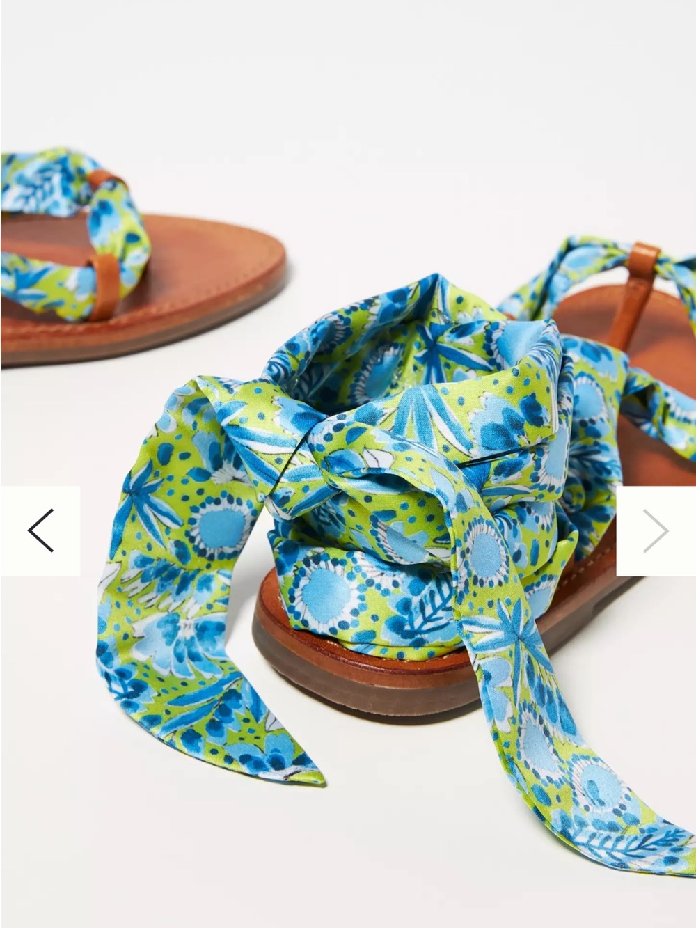 Anthropologie Scarf Gladiator Sandals